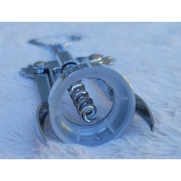 Wing Corkscrew Silver Wine Opener and Bottle Opener - Picture 10 of 16